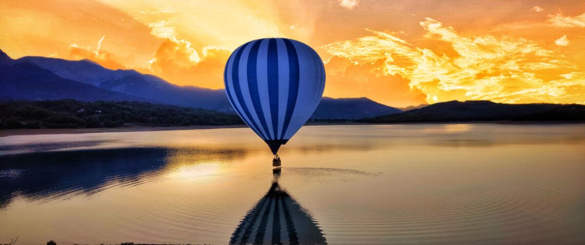 λίμνη αερόστατο